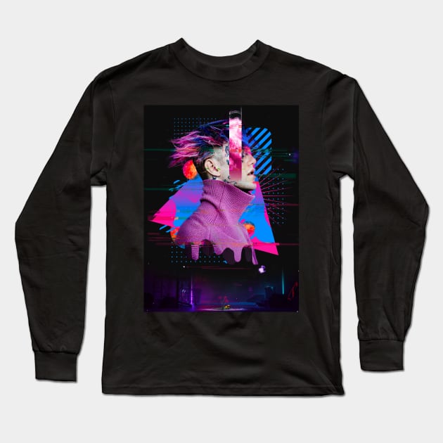 Lil Peep Long Sleeve T-Shirt by VanessaBorusse